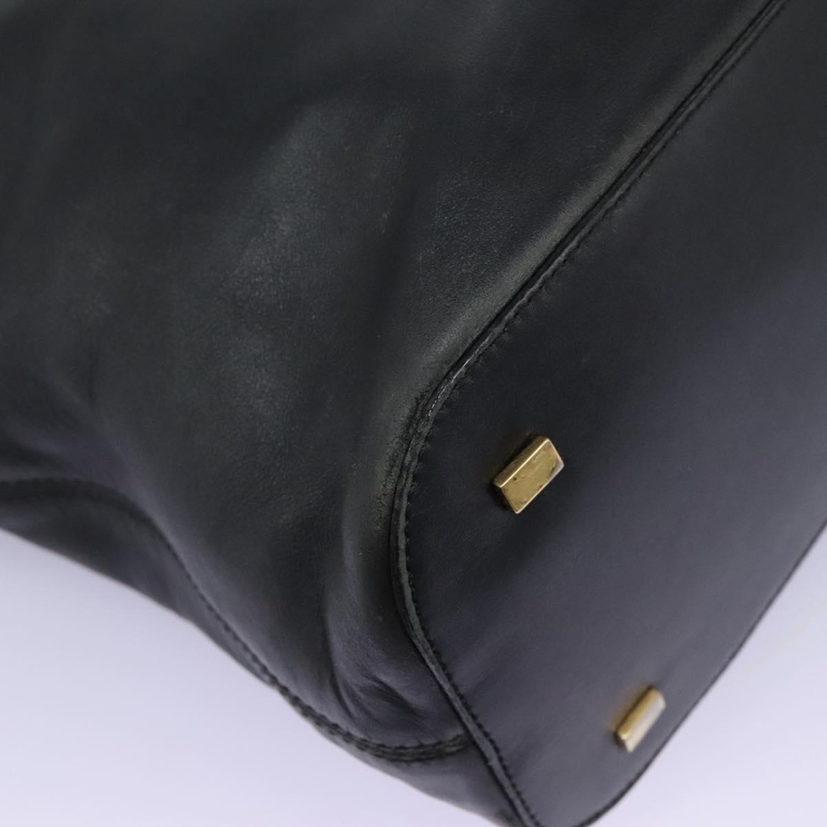 Celine Bag – Black Leather Gold