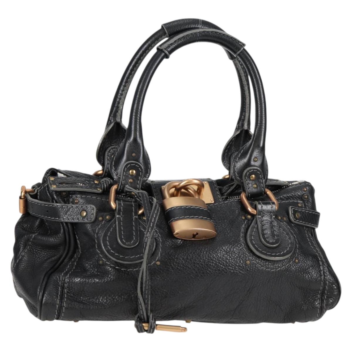 Chloe Paddington Bag – Black Leather