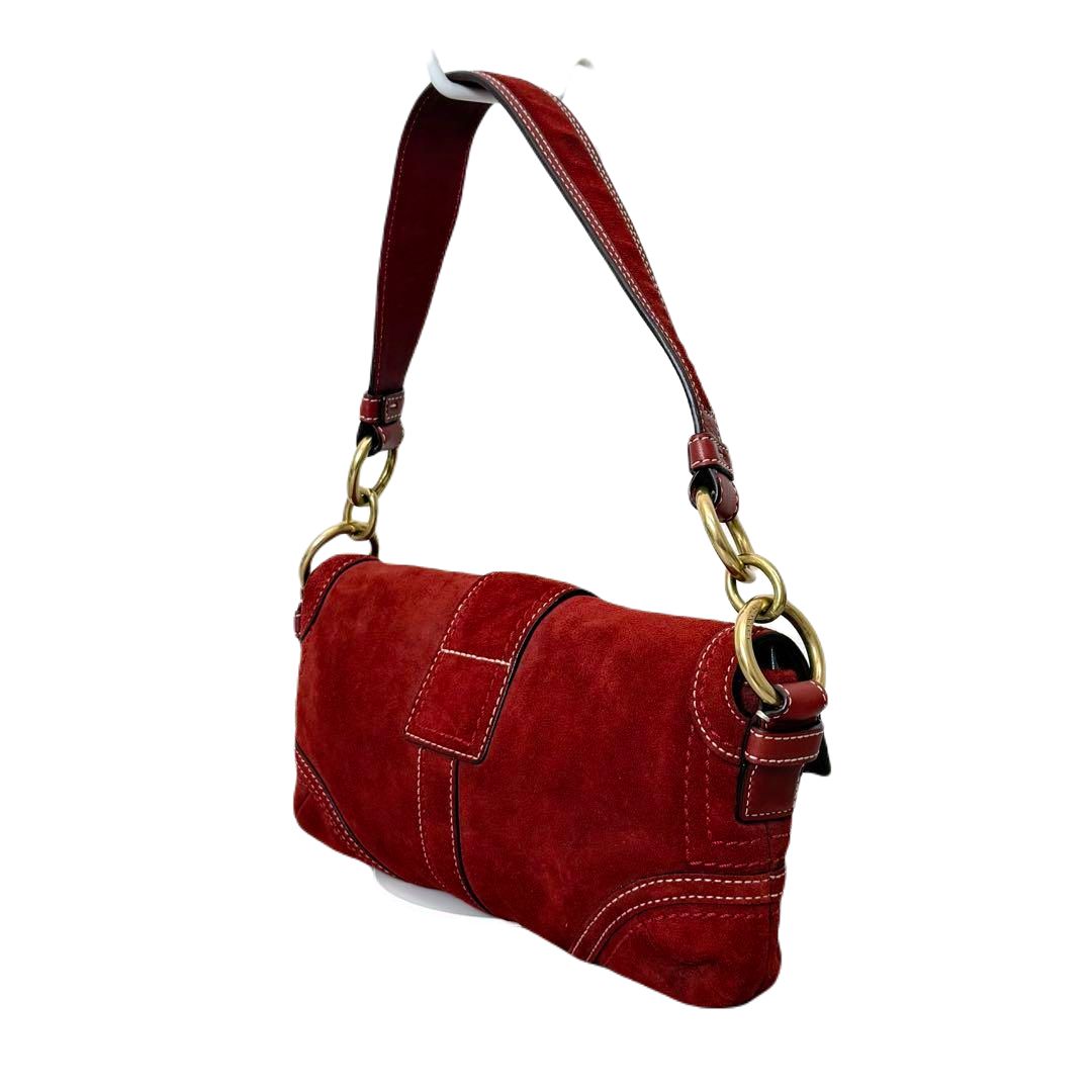 COACH SUEDE SHOULDER BAG - Brands Select