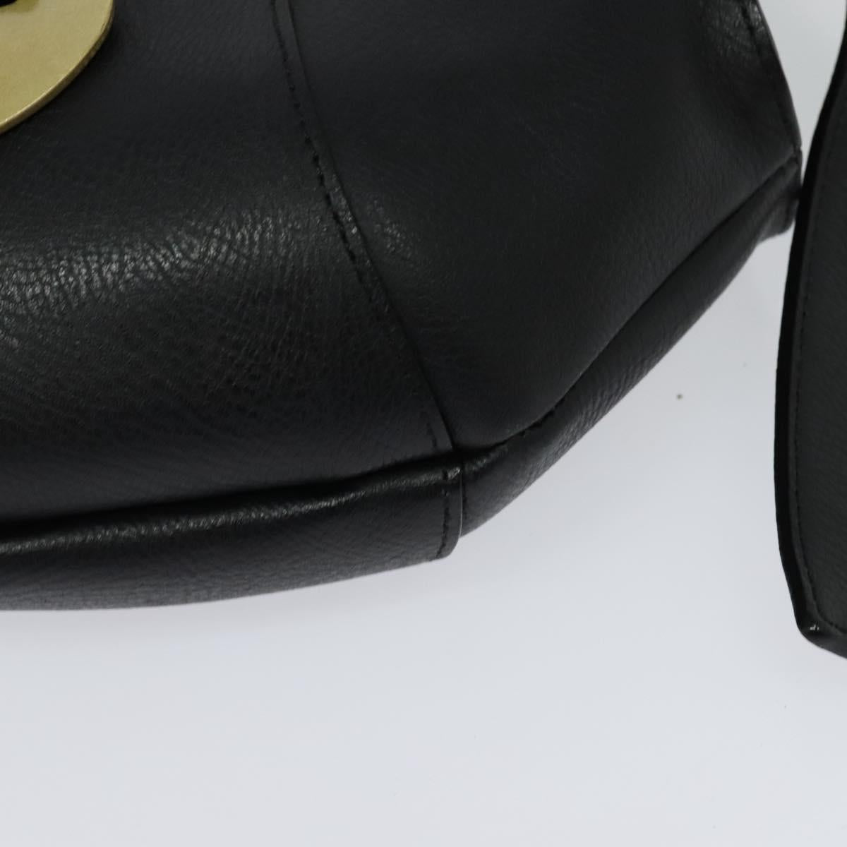 Chloe Shoulder Bag - Black Leather