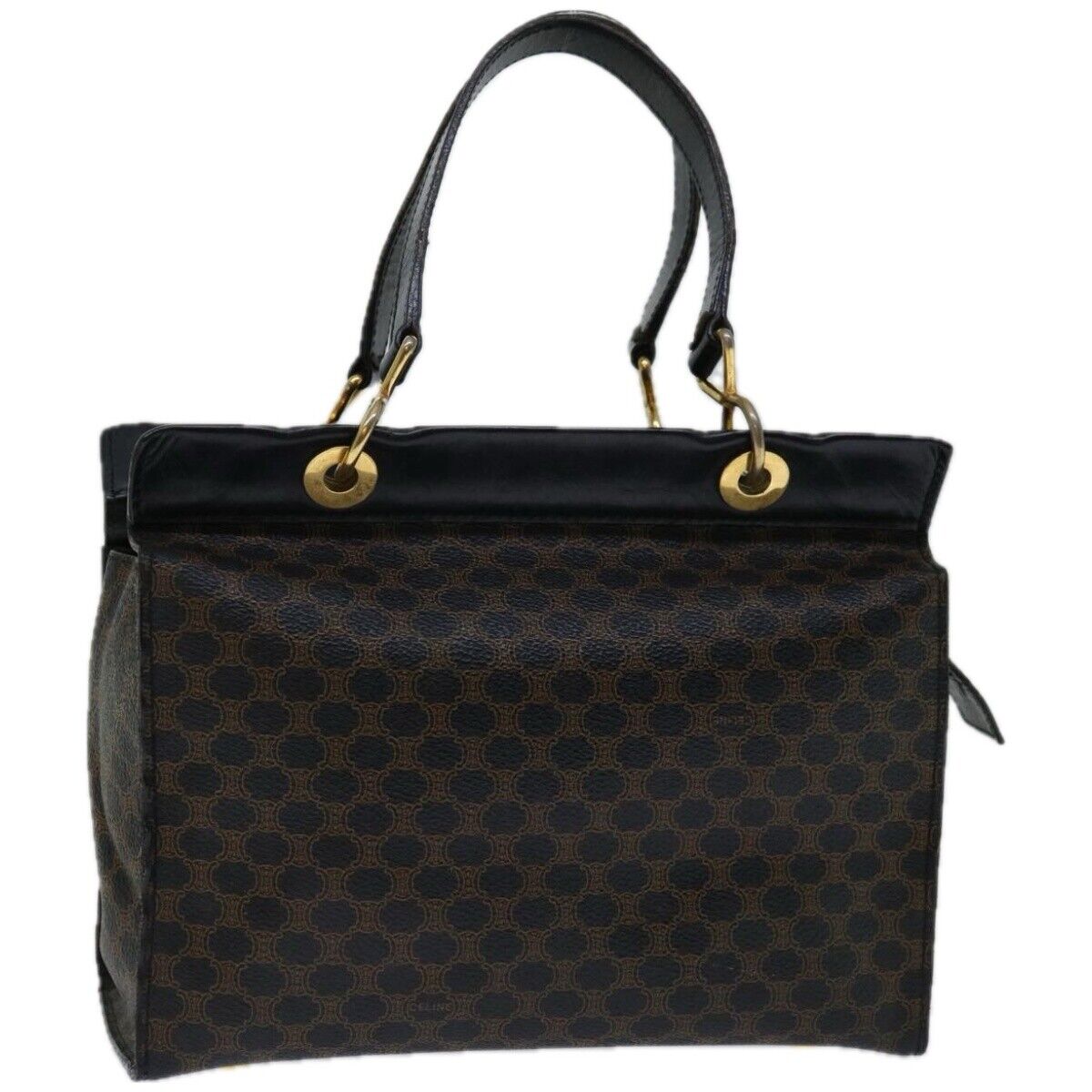 Celine Macadam Canvas Bag – Brown/Black