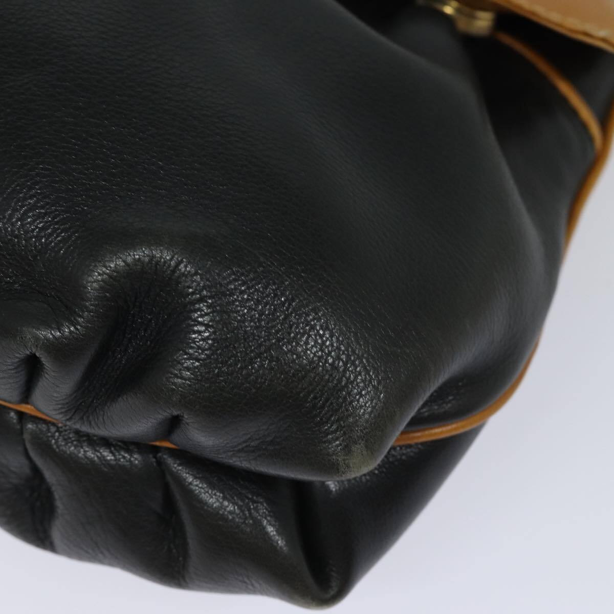 Celine Shoulder Bag – Black-Beige Leather