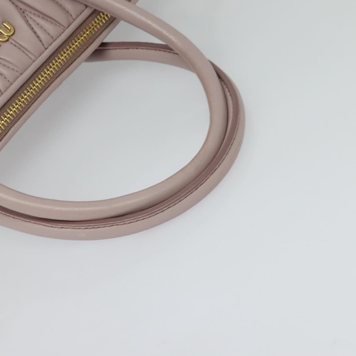Miu Miu Matelasse Bag – Pink Leather