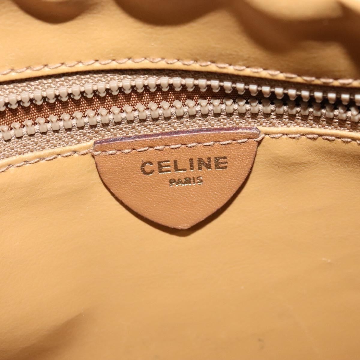 Celine Macadam Canvas Shoulder Bag – Beige Gold