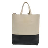 Celine Horizontalkava Tote Bag – Black-White Silver Leather