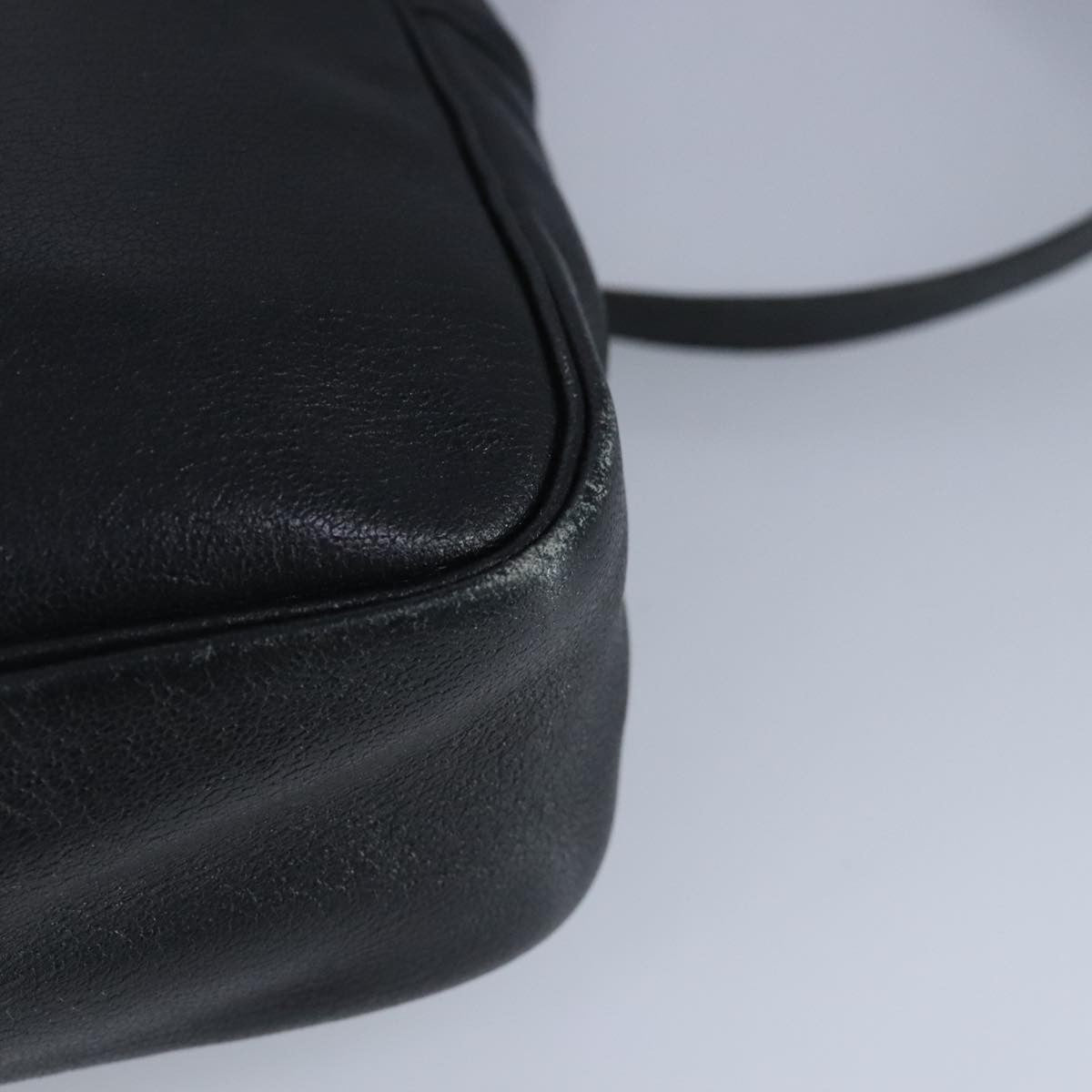 Dior Shoulder Bag – Black Leather Gold