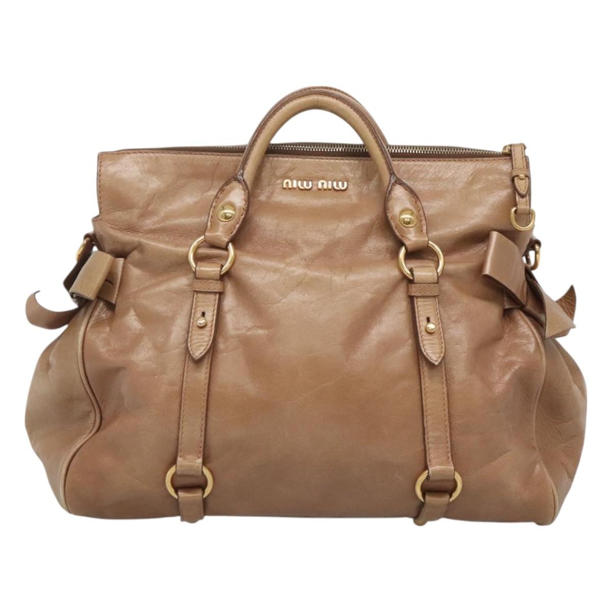 Miu Miu Bag – Beige Leather
