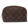 Louis Vuitton Monogram Cosmetic Pouch Canvas Brun