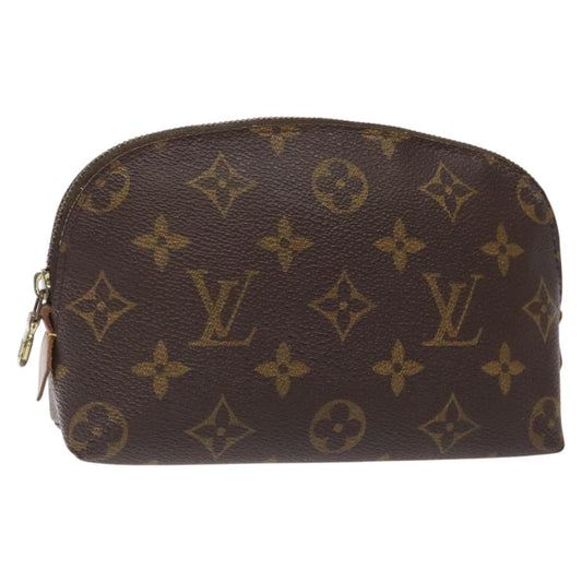 Louis Vuitton Monogram Cosmetic Pouch Canvas Brun