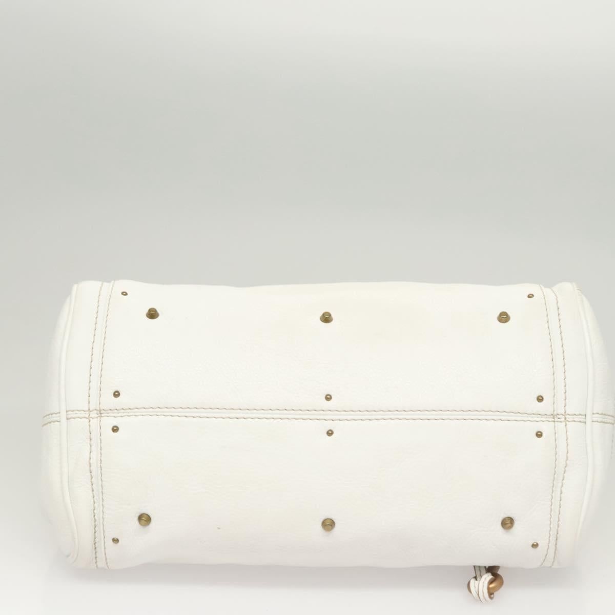 Chloe Paddington Bag - White Leather