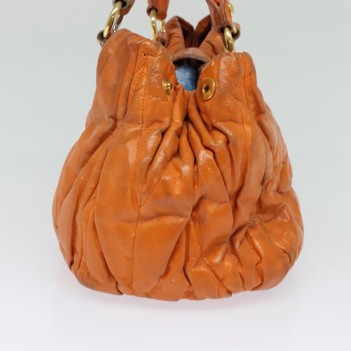 Miu Miu Matelasse Bag – Orange Leather