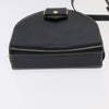 Dior Christian Shoulder Bag – Black Leather Gold