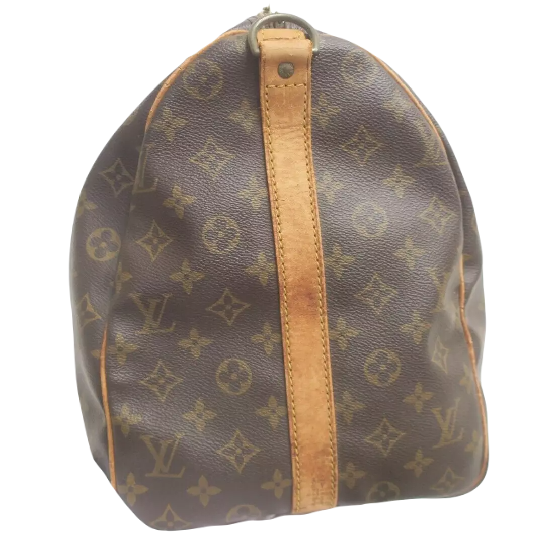 LOUIS VUITTON MONOGRAM KEEPALL 50 BANDOULIERE BAG - Brands Select