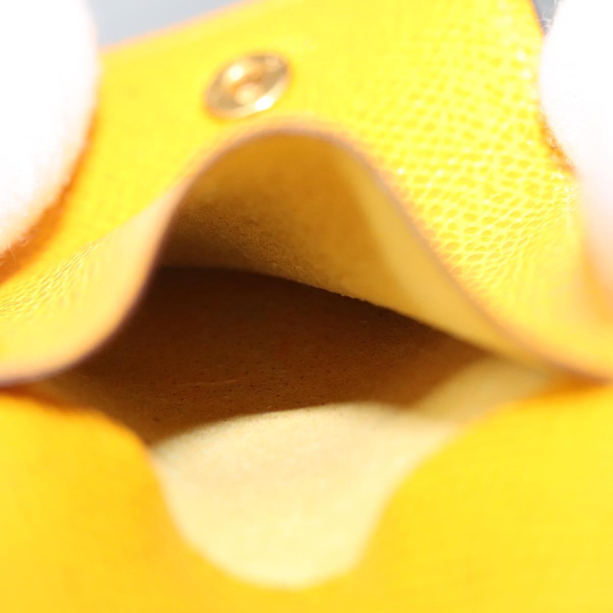 Hermes Wallet Yellow Leather