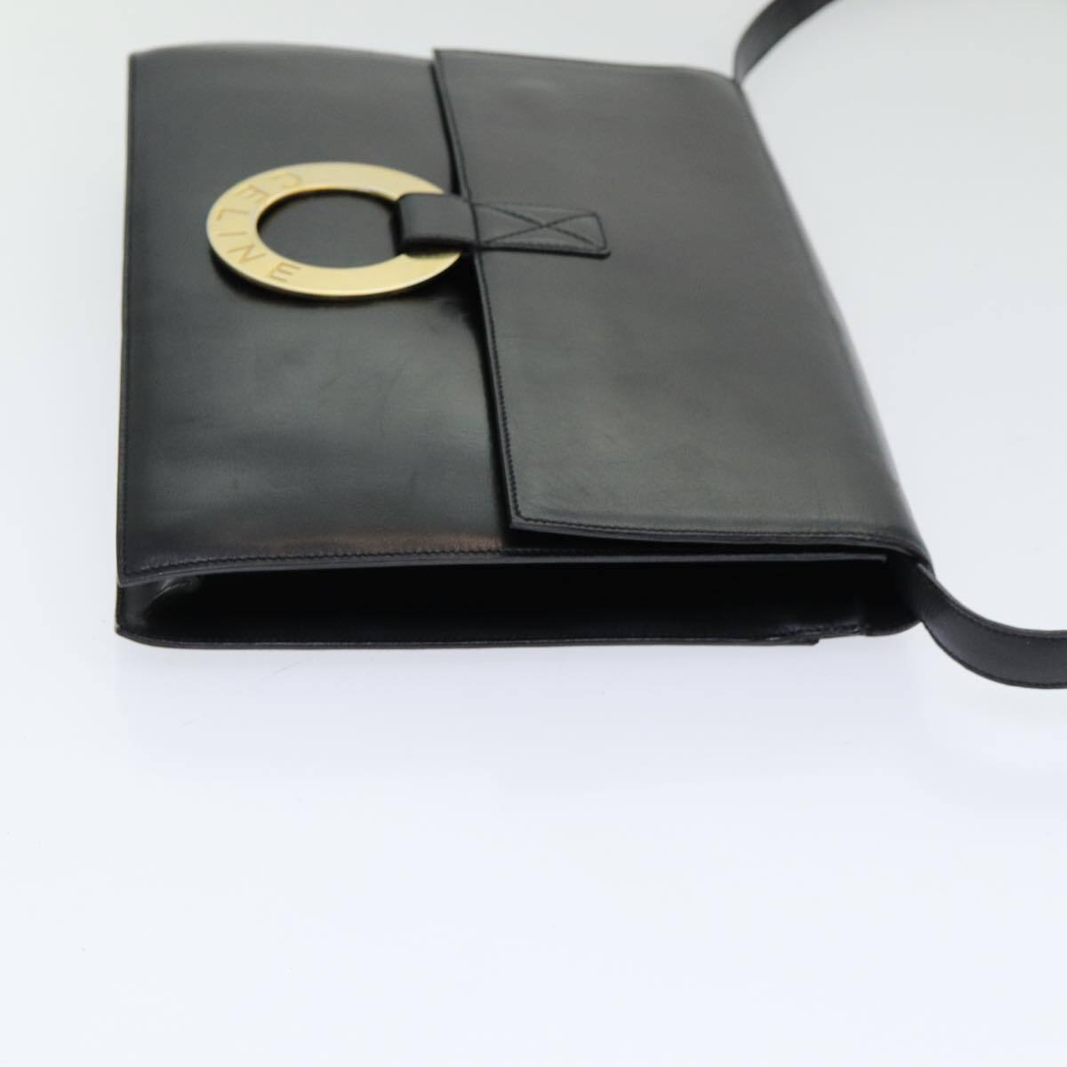 Celine Shoulder Bag – Black Leather