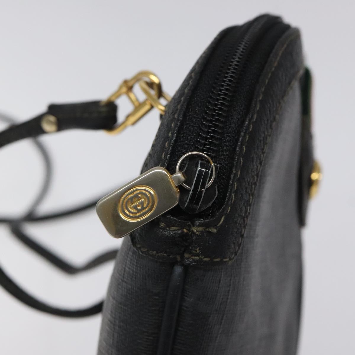 Gucci GG Supreme Web Sherry Line Bag – Black PVC Gold