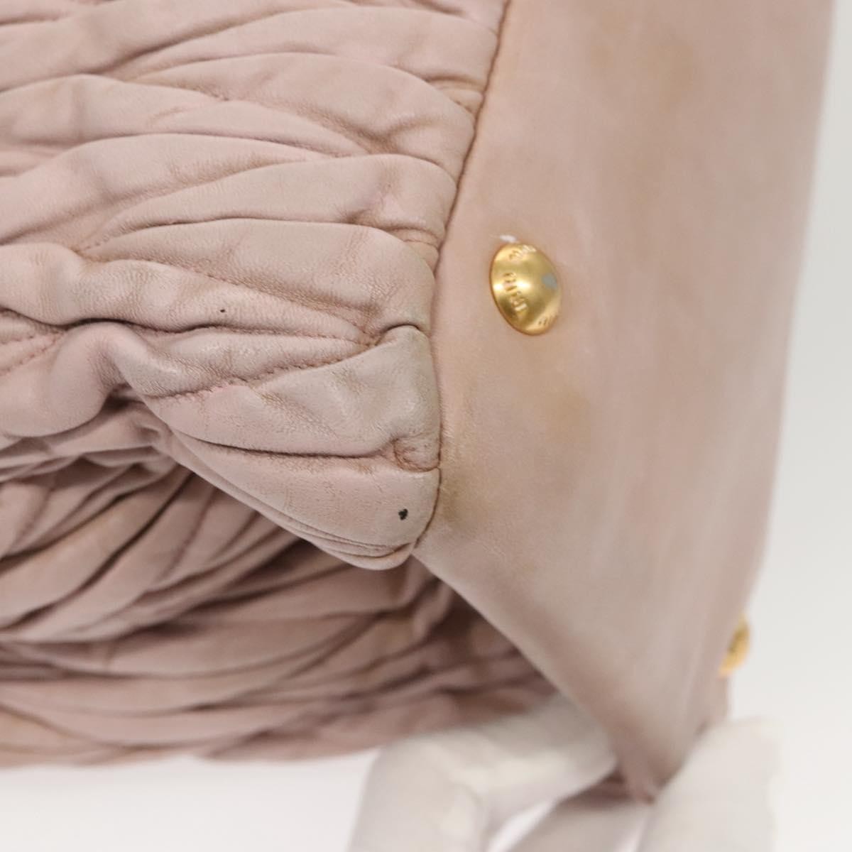 Miu Miu Matelasse Bag – Pink Leather
