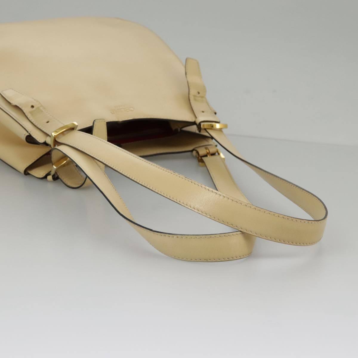 Celine Shoulder Bag – Beige Leather