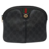 Gucci GG Supreme Web Sherry Line Bag – Black PVC Gold