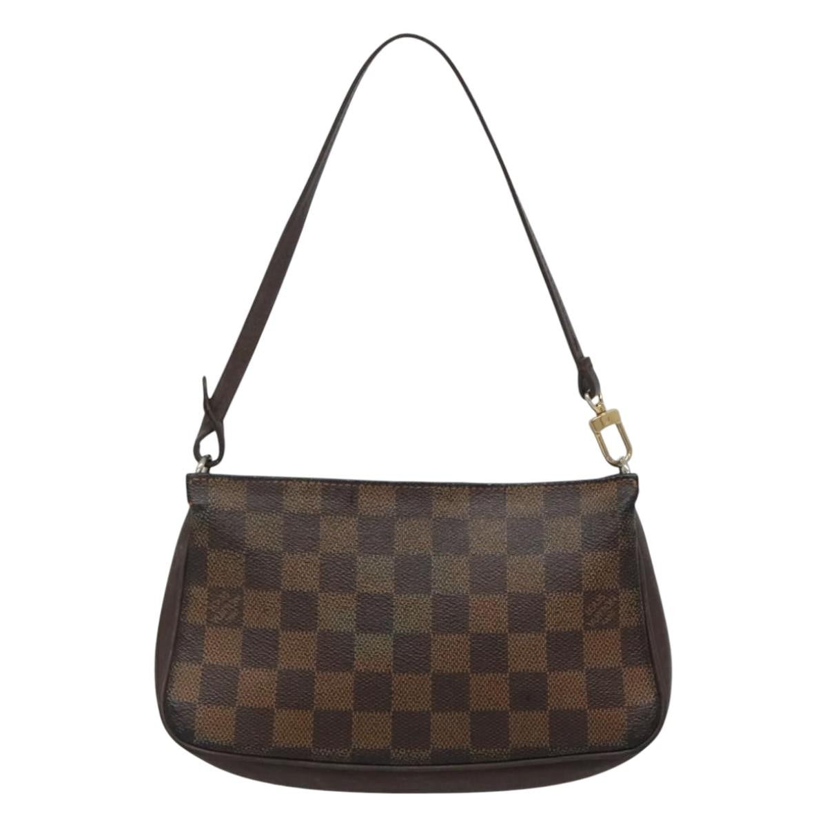 Louis Vuitton Pochette Accessoires – Damier Ebene Bag – Brun