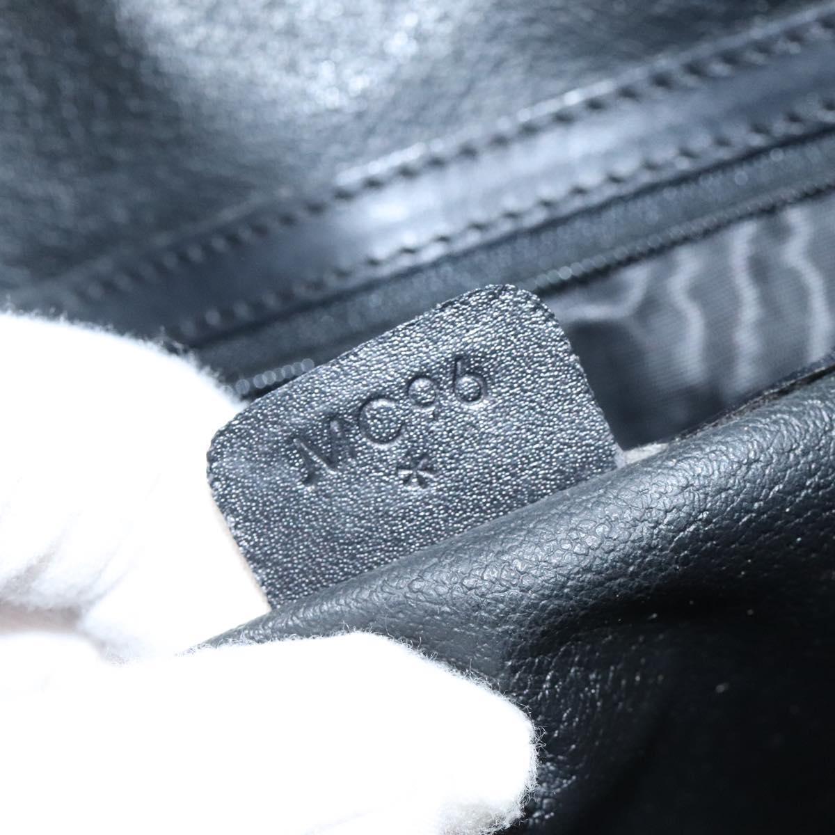 Celine Macadam Canvas Shoulder Bag – Black PVC Leather