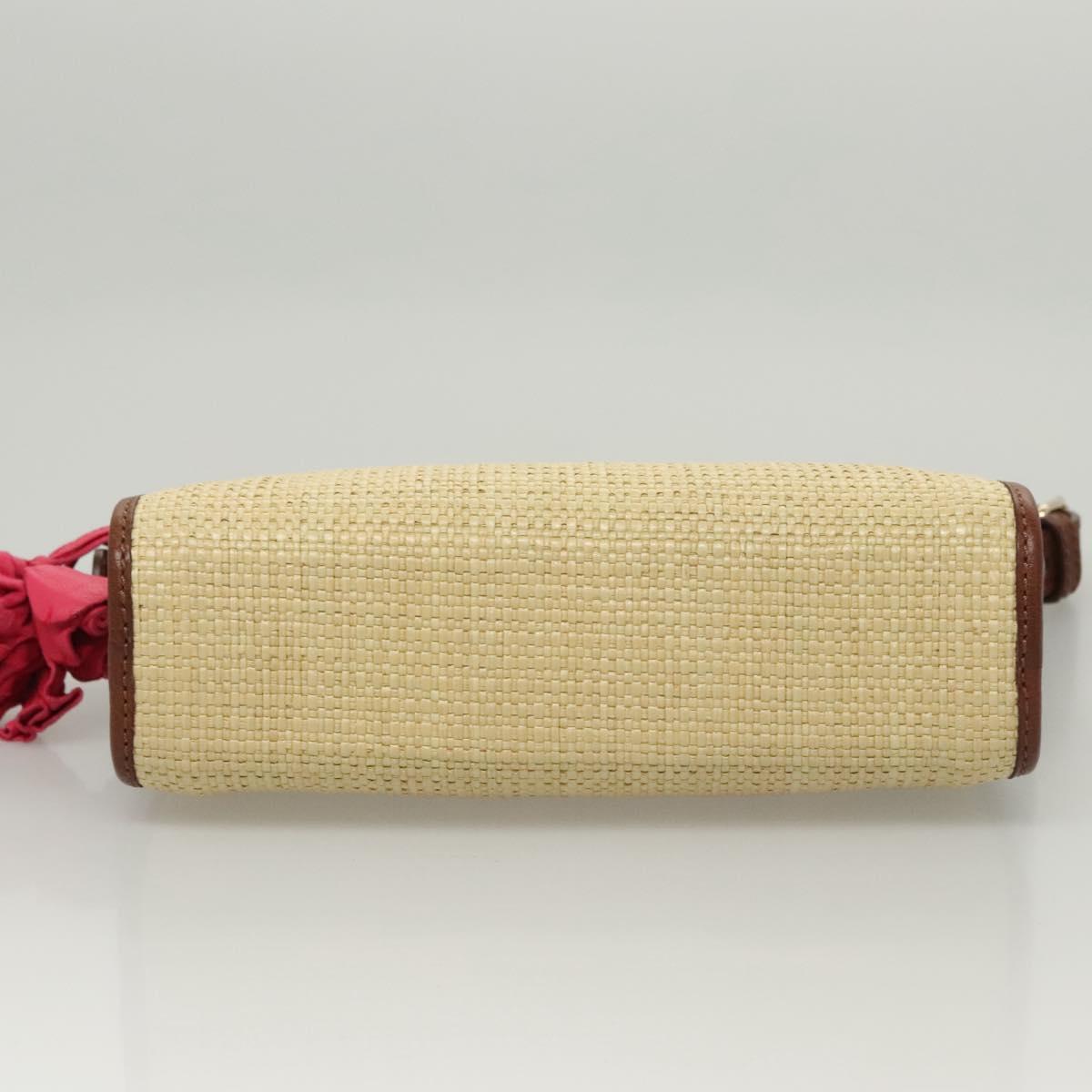 Celine Shoulder Bag – Beige Straw Leather