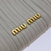 Miu Miu Pouch Leather Bag – Hvit Leather