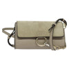 Chloe Fay Shoulder Bag - Beige Suede Leather