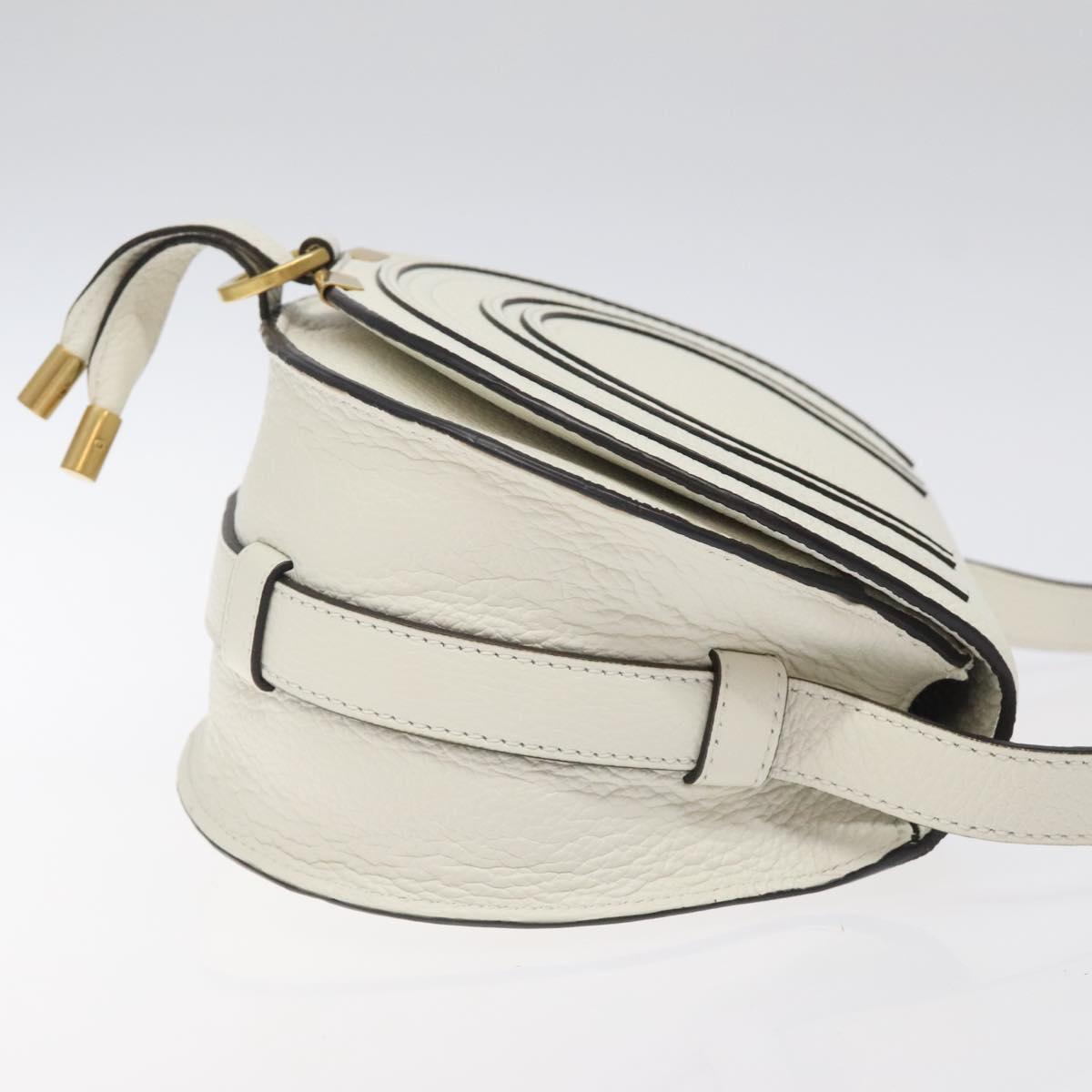 Chloe Mercy Shoulder Bag - White Leather