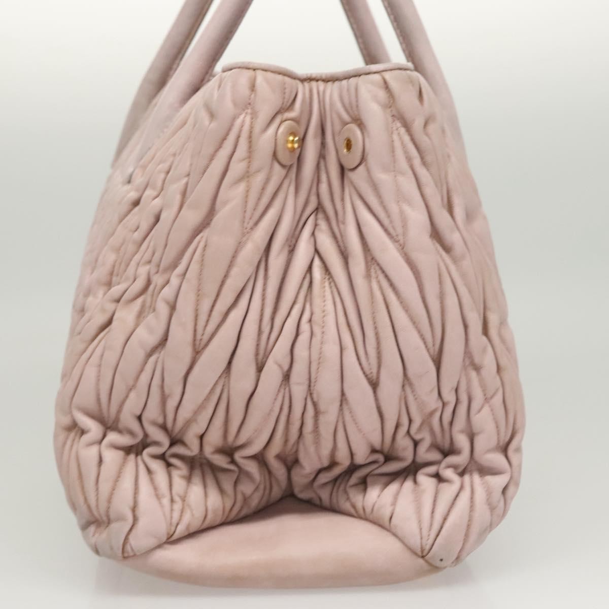 Miu Miu Matelasse Bag – Pink Leather