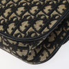 Dior Trotter Canvas Shoulder Bag – Black & Gold