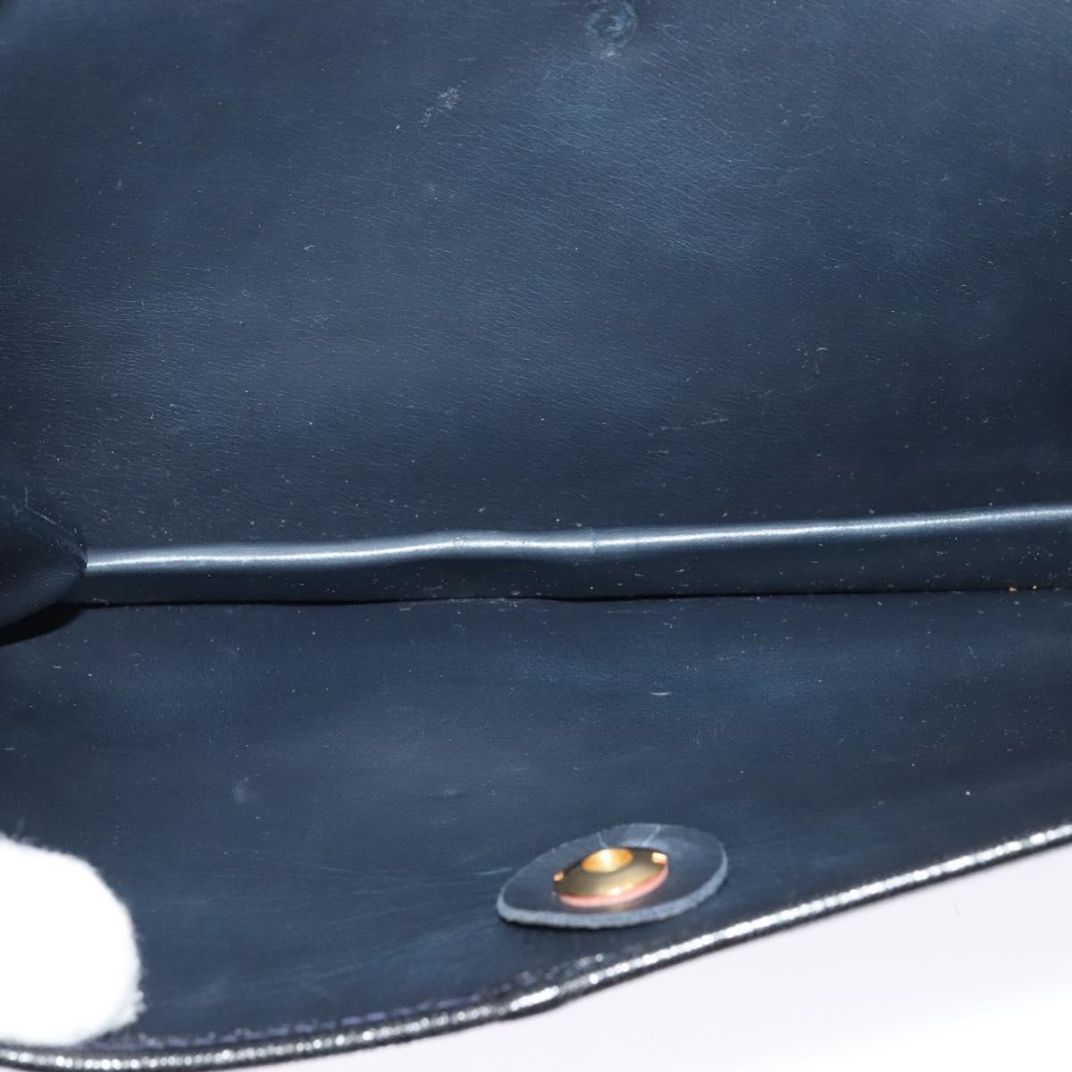 Dior Chain Shoulder Bag – Black Leather Gold
