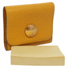 Hermes Wallet Yellow Leather
