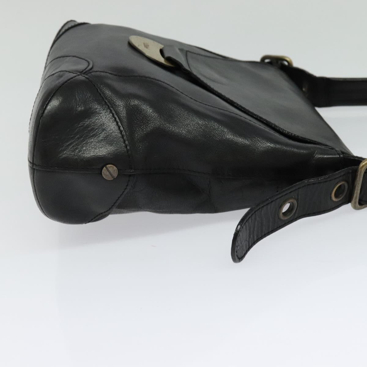 Chloe Shoulder Bag - Black Leather