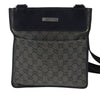 Gucci GG Canvas Shoulder Bag – Black