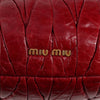 Miu Miu Matelasse Bag – Rød Leather