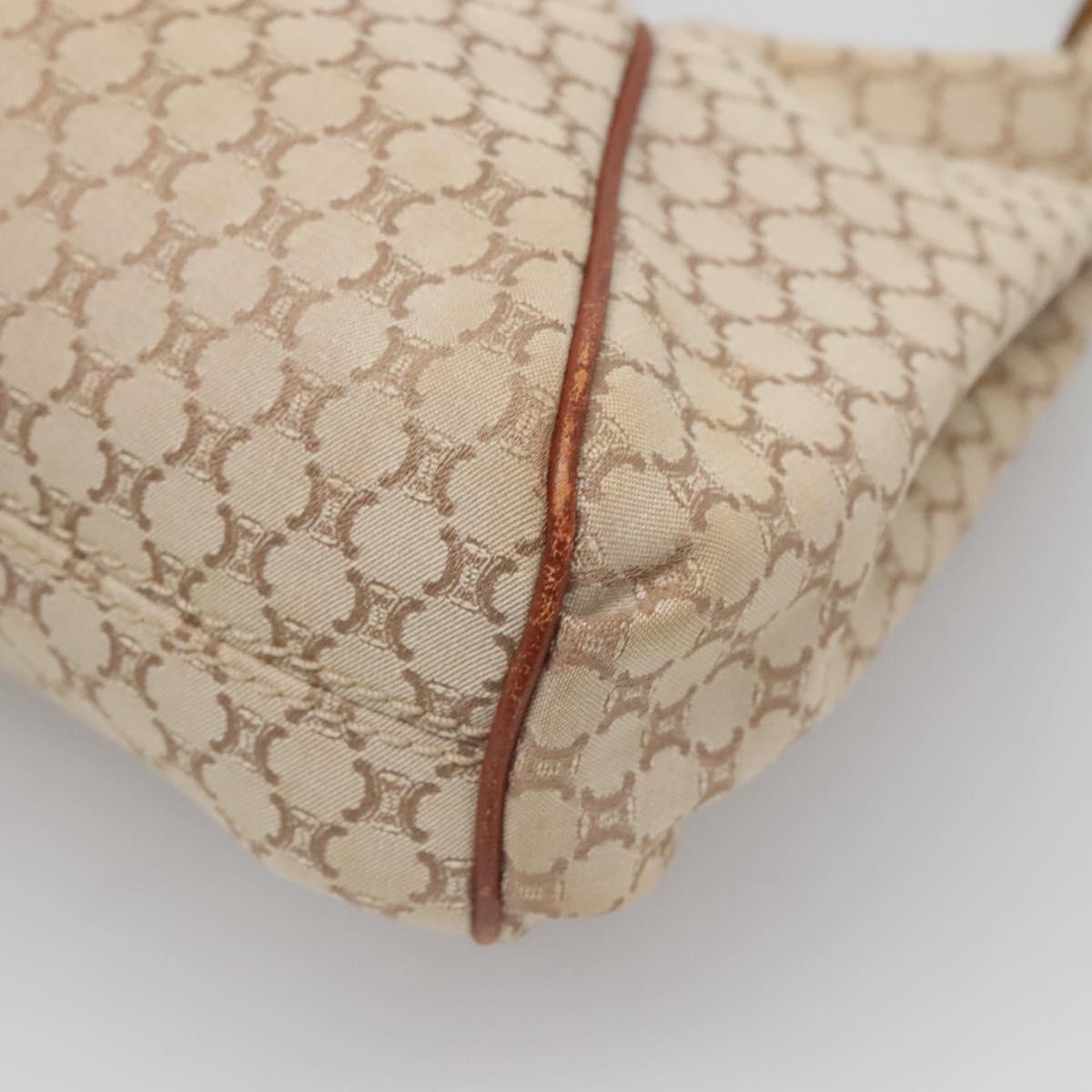 Celine Macadam Canvas Shoulder Bag – Beige-Gold