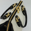 Miu Miu Bag – White Gold Black Leather