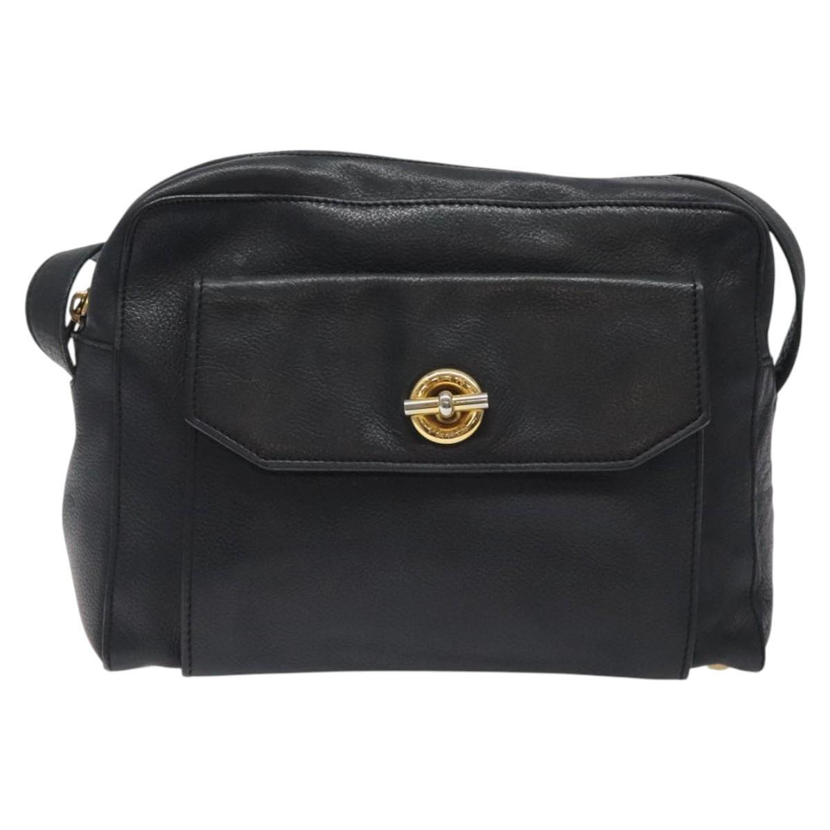 Celine Shoulder Bag – Black Leather