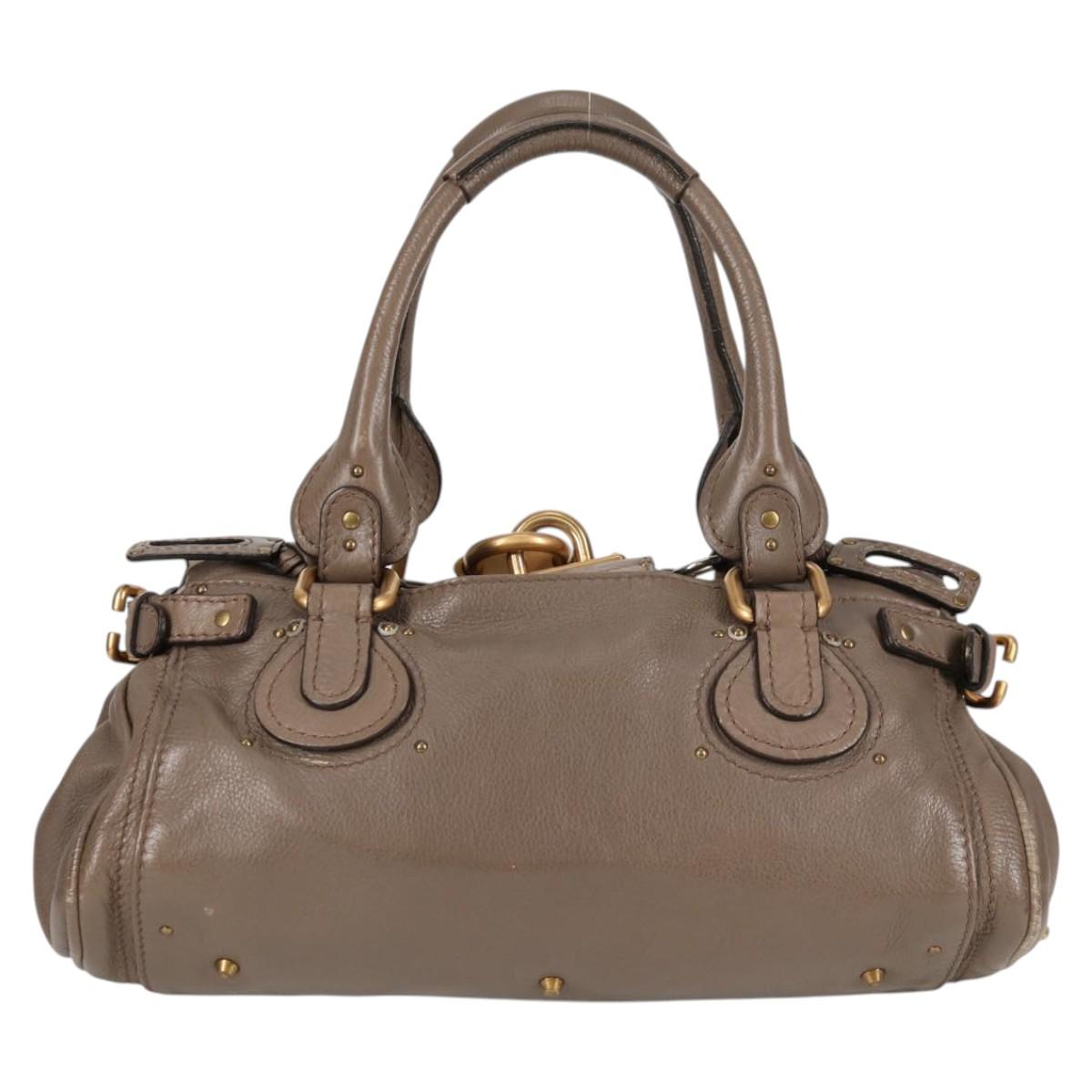 Chloe Paddington Bag - Beige Leather