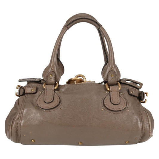 Chloe Paddington Bag - Beige Leather