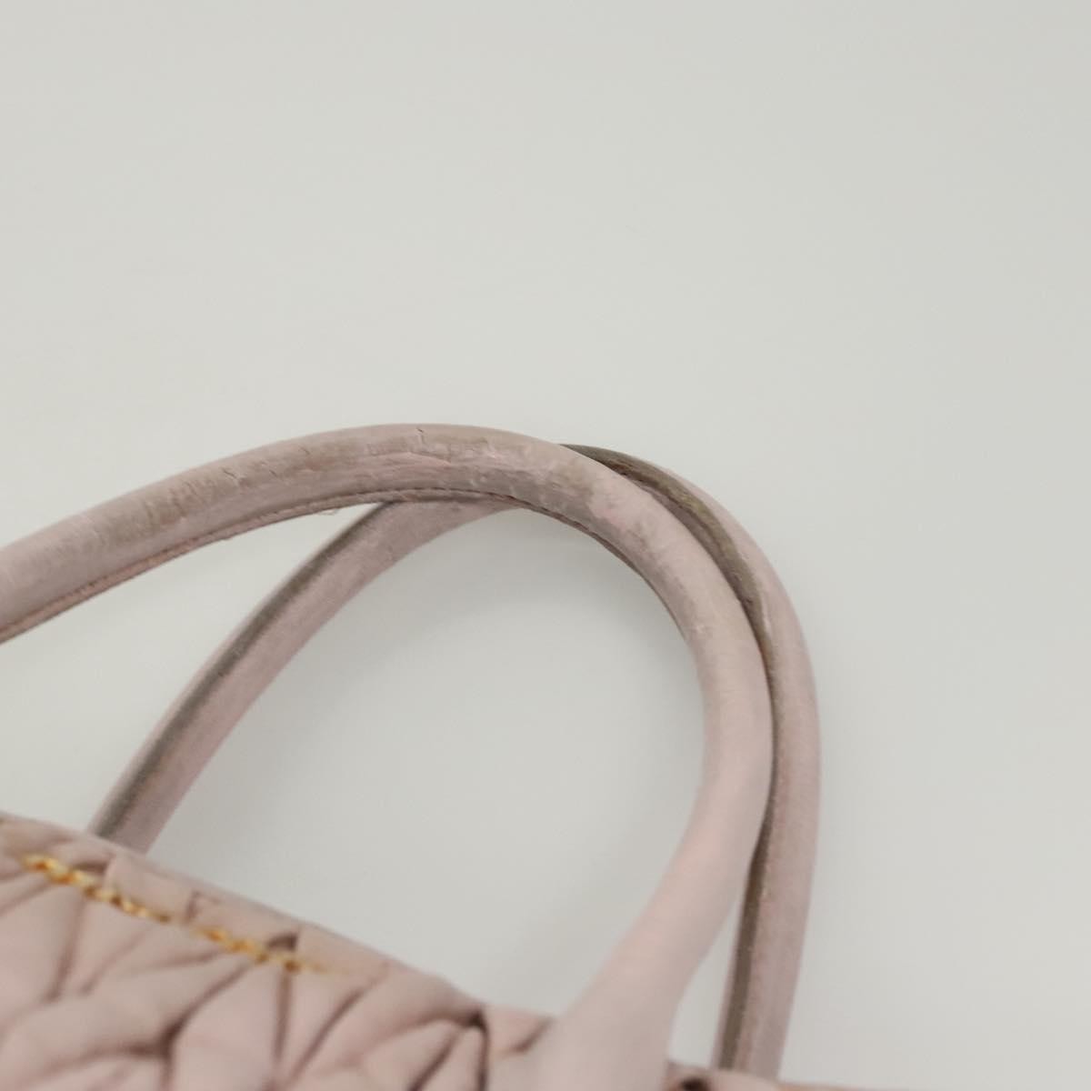 Miu Miu Matelasse Bag – Pink Leather