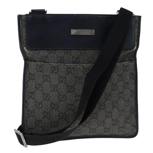 Gucci GG Canvas Shoulder Bag – Black
