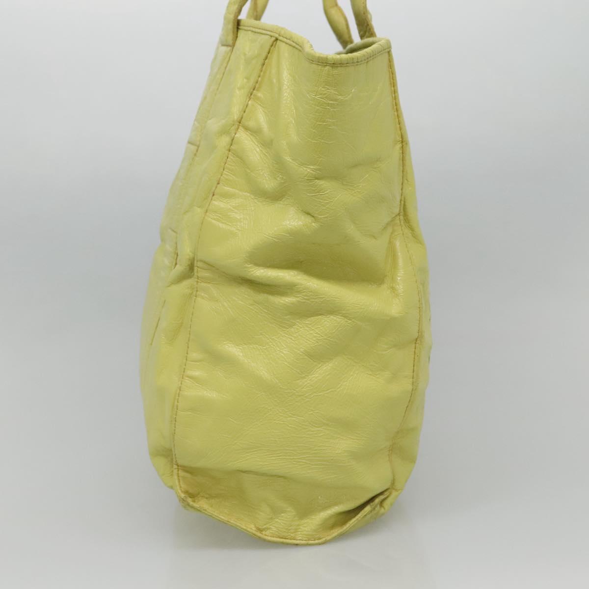 Miu Miu Tote Bag – Grønn Patent Leather-Gull