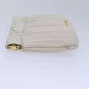 Miu Miu Pouch Leather Bag – Hvit Leather