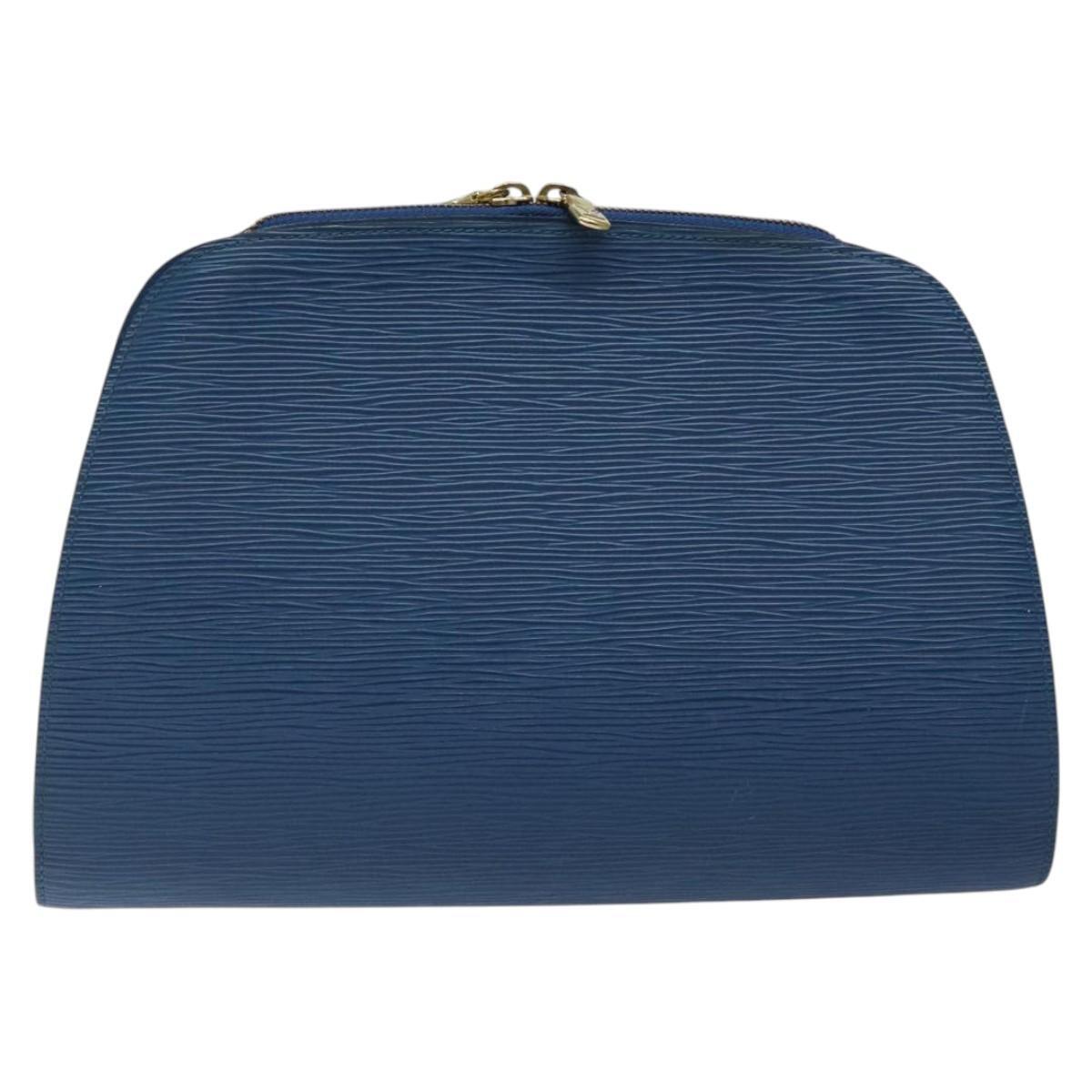 Louis Vuitton Dauphine GM Pouch – Blue Epi Leather