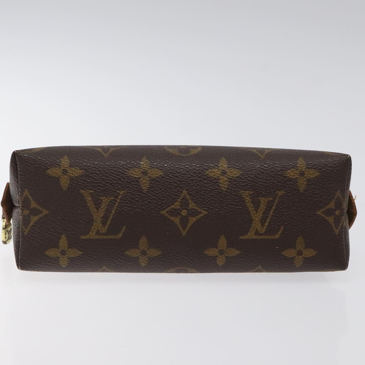 Louis Vuitton Monogram Cosmetic Pouch Canvas Brun