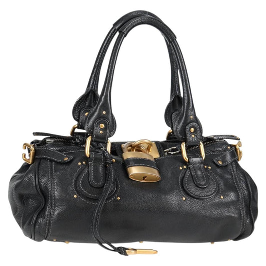 Chloe Paddington Bag - Black Leather