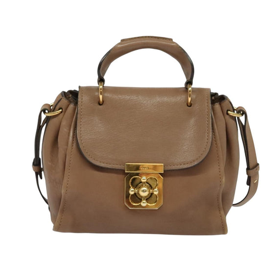 Chloe Elsie bag - Beige Leather