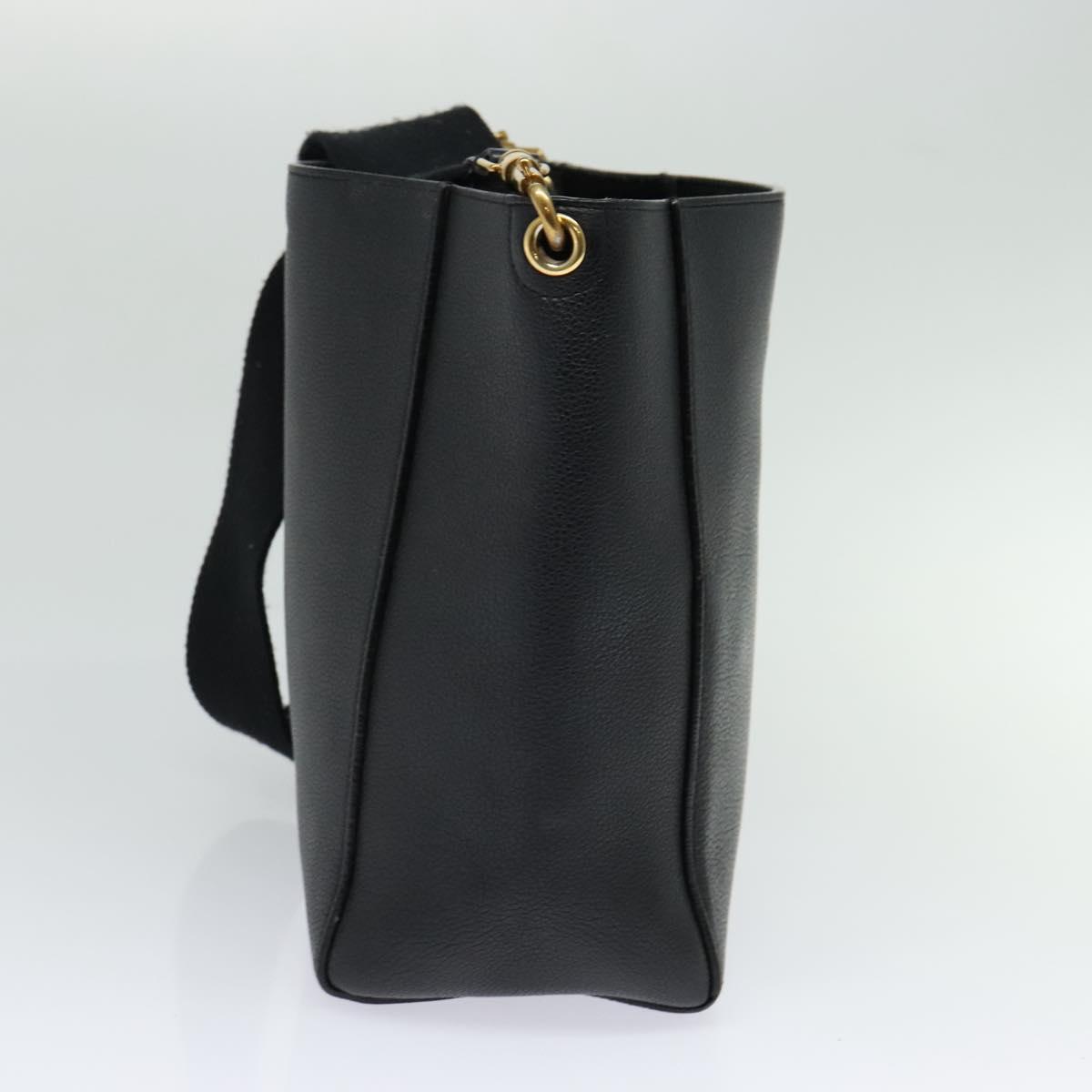 Celine Sangle Bucket Shoulder Bag – Black Leather